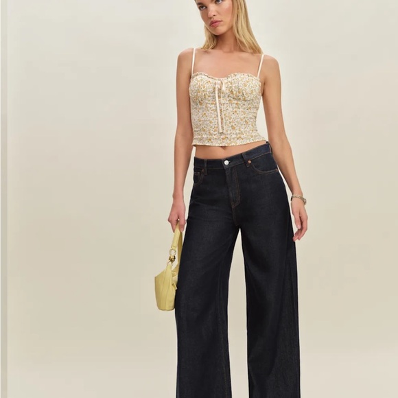 NWT REFORMATION Andrea Top, Lima, size 4 - Picture 2 of 4